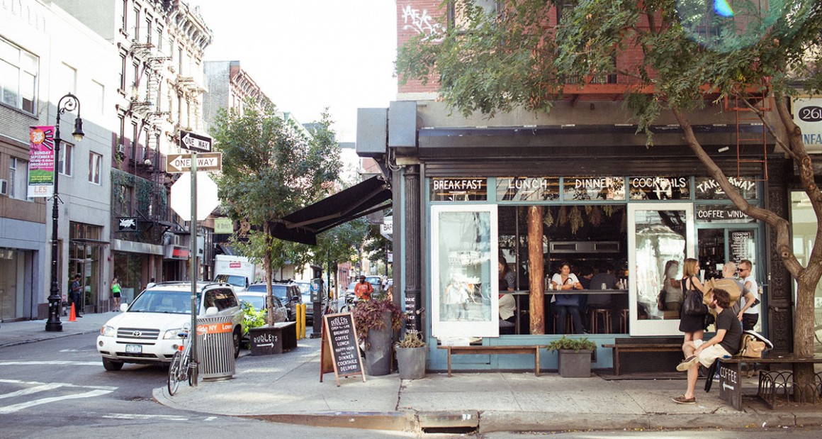 A sunny morning for brunch. Photograph by William Hereford