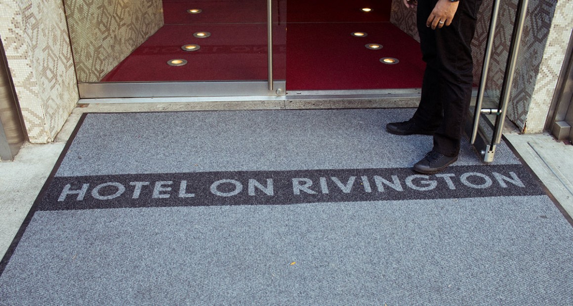 The foyer of the hotel. Photograph by William Hereford