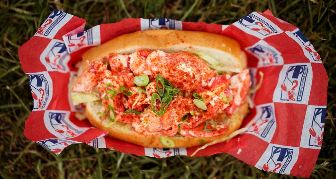 A Red Hook Lobster Pound lobster roll. Photograph by William Hereford